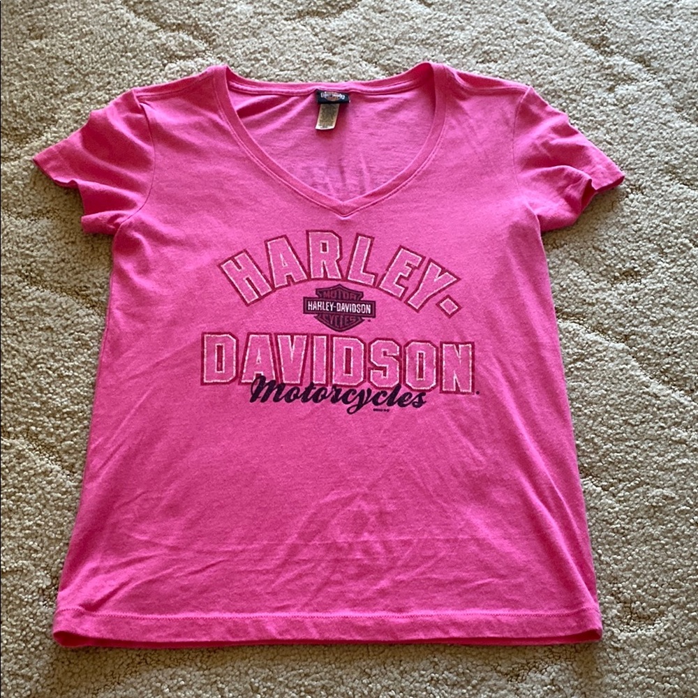 Harley-Davidson Pink Graphic Tee